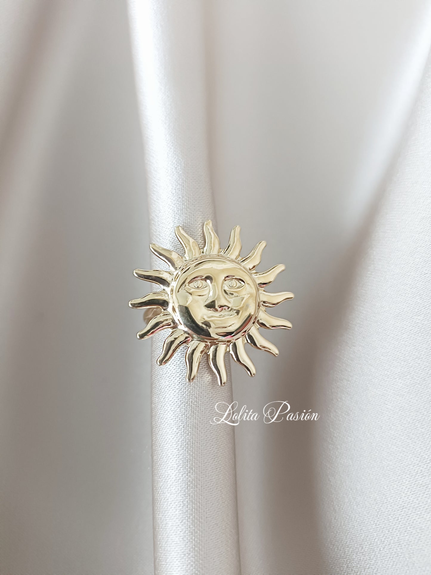 Anillo sol ajustable