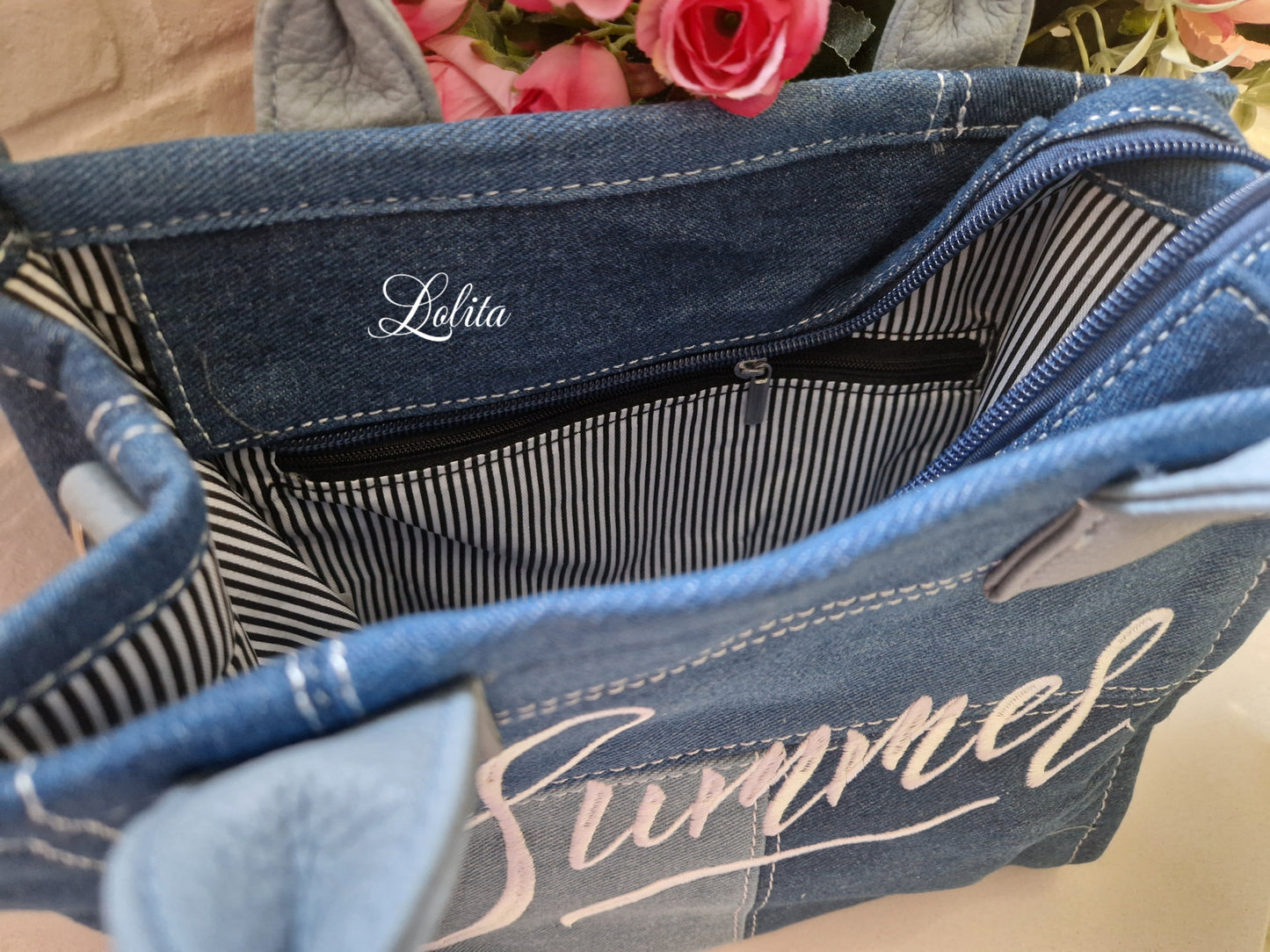 TOTE SUMMER LOVERS BLANCO