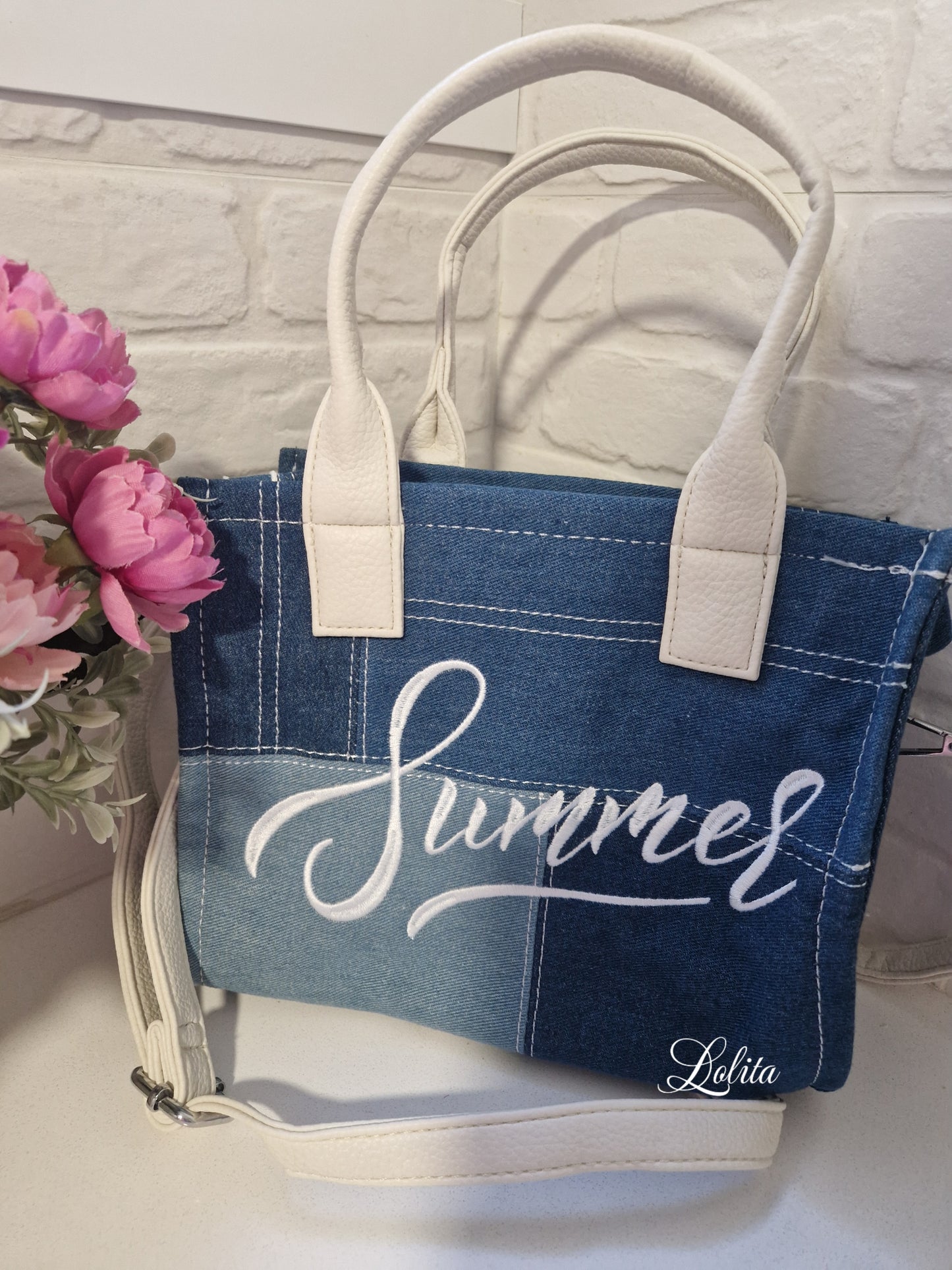 TOTE SUMMER LOVERS BLANCO