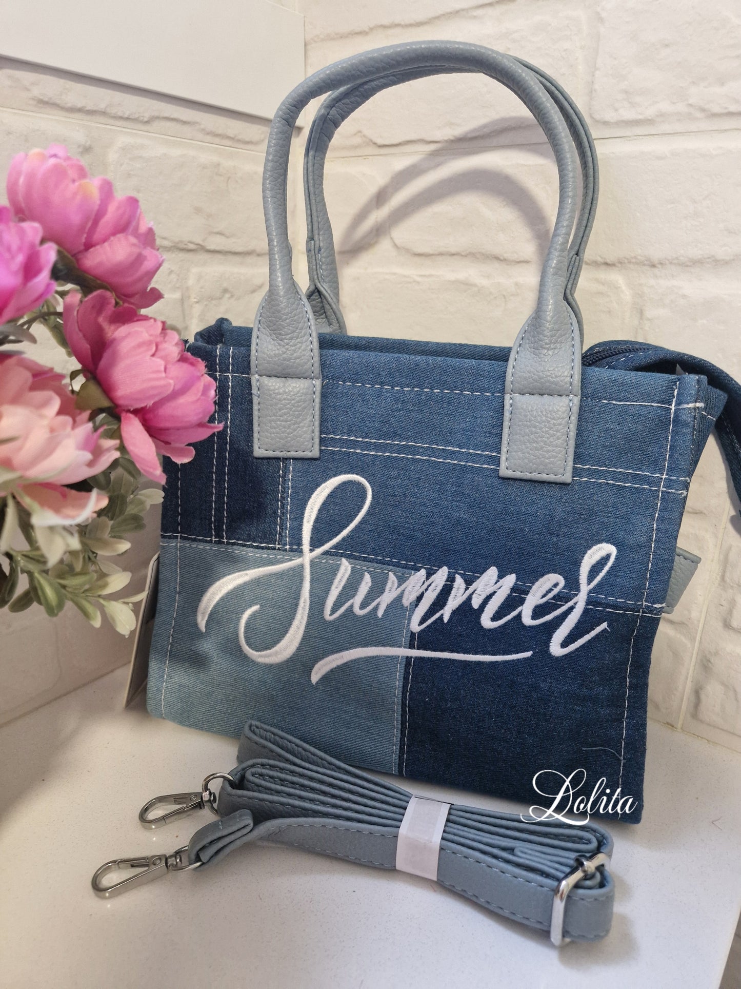 TOTE SUMMER LOVERS AZUL