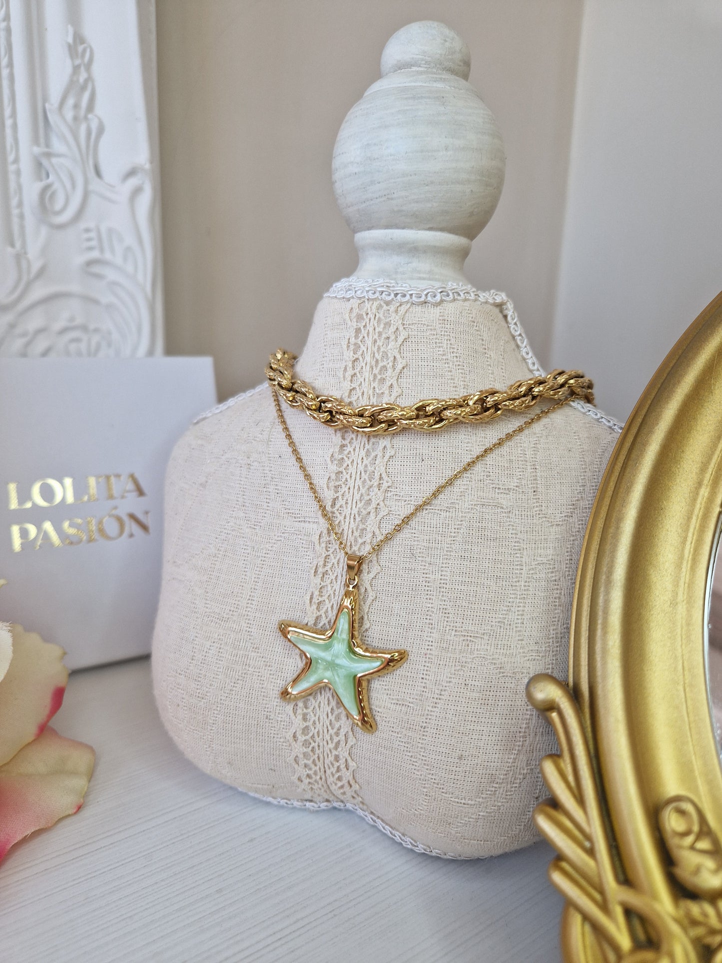 COLLAR ESTRELLITA AGUAMARINA