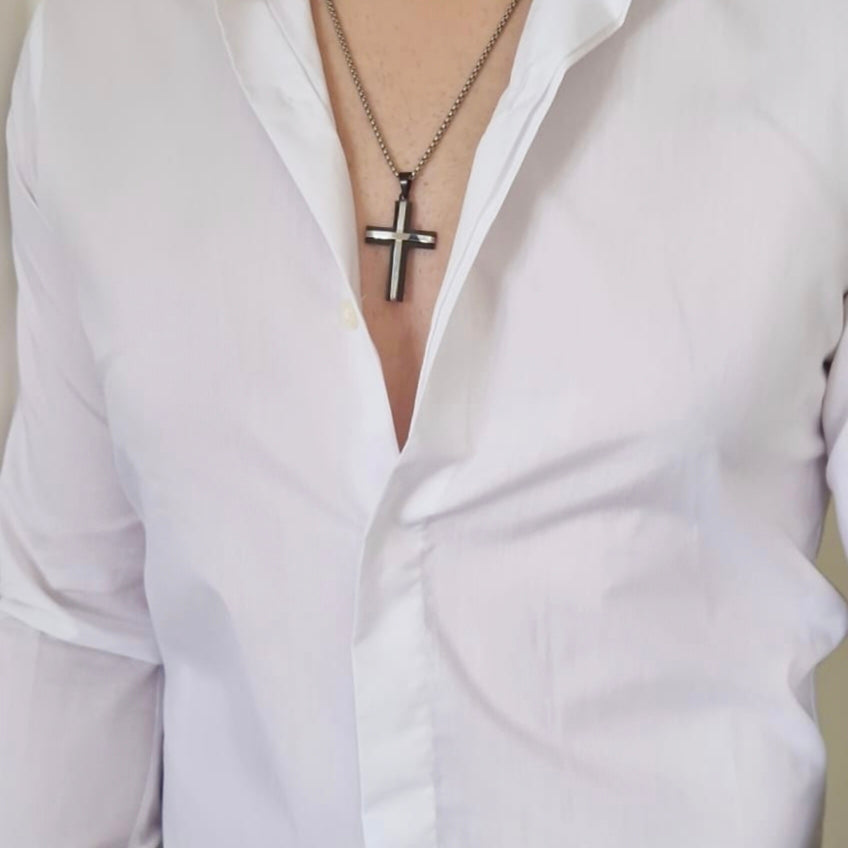 COLLAR CRUZ BICOLOR