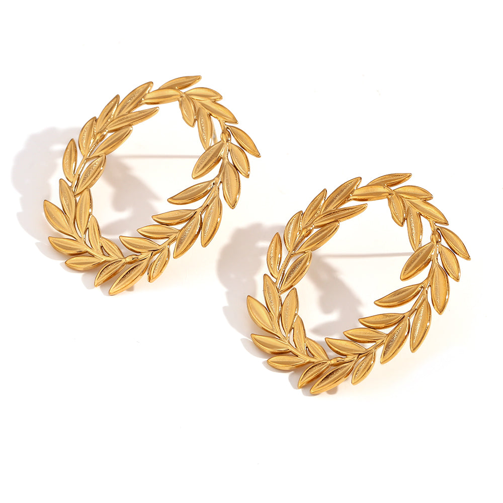 PENDIENTES CORONA DE LAUREL