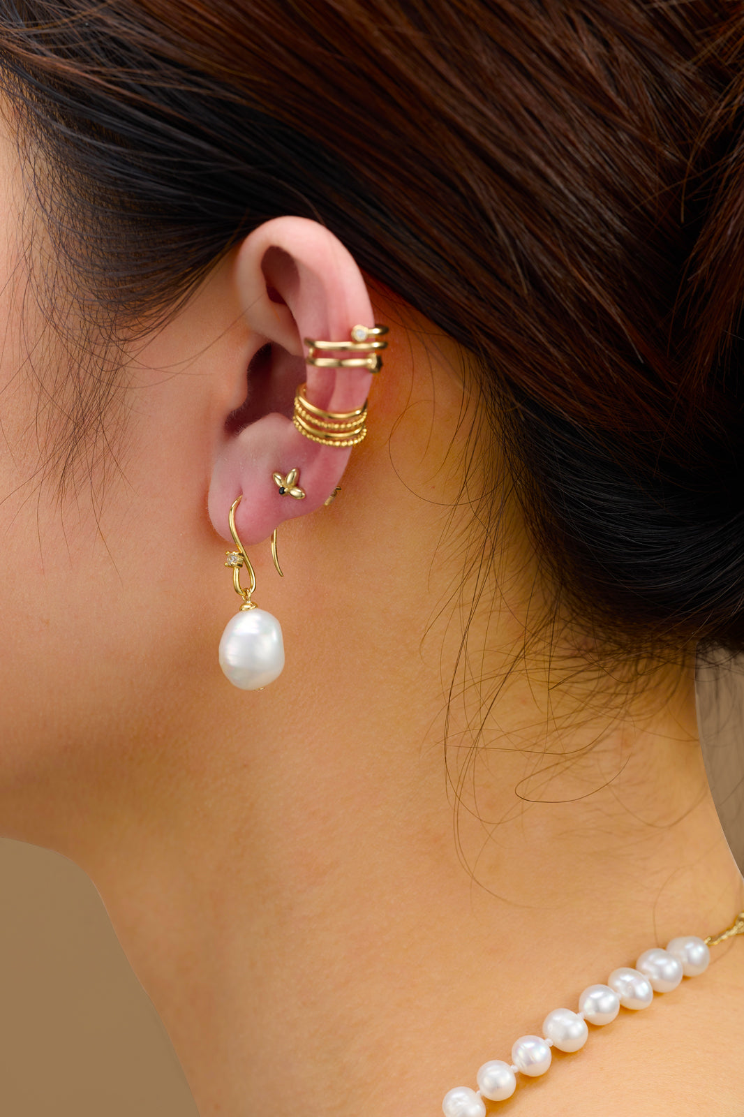 PENDIENTES PERLAS BARROCA