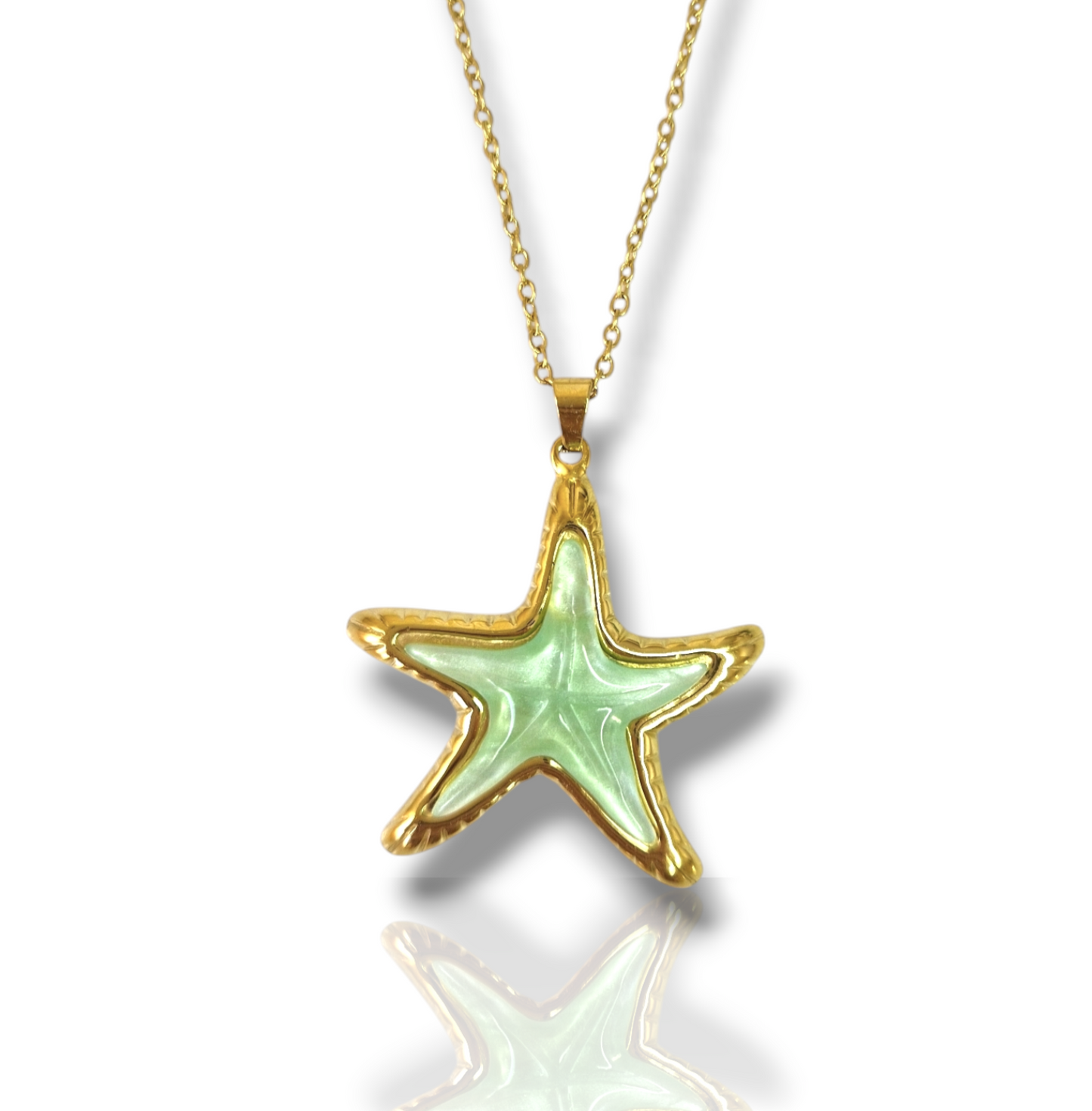 COLLAR ESTRELLITA AGUAMARINA