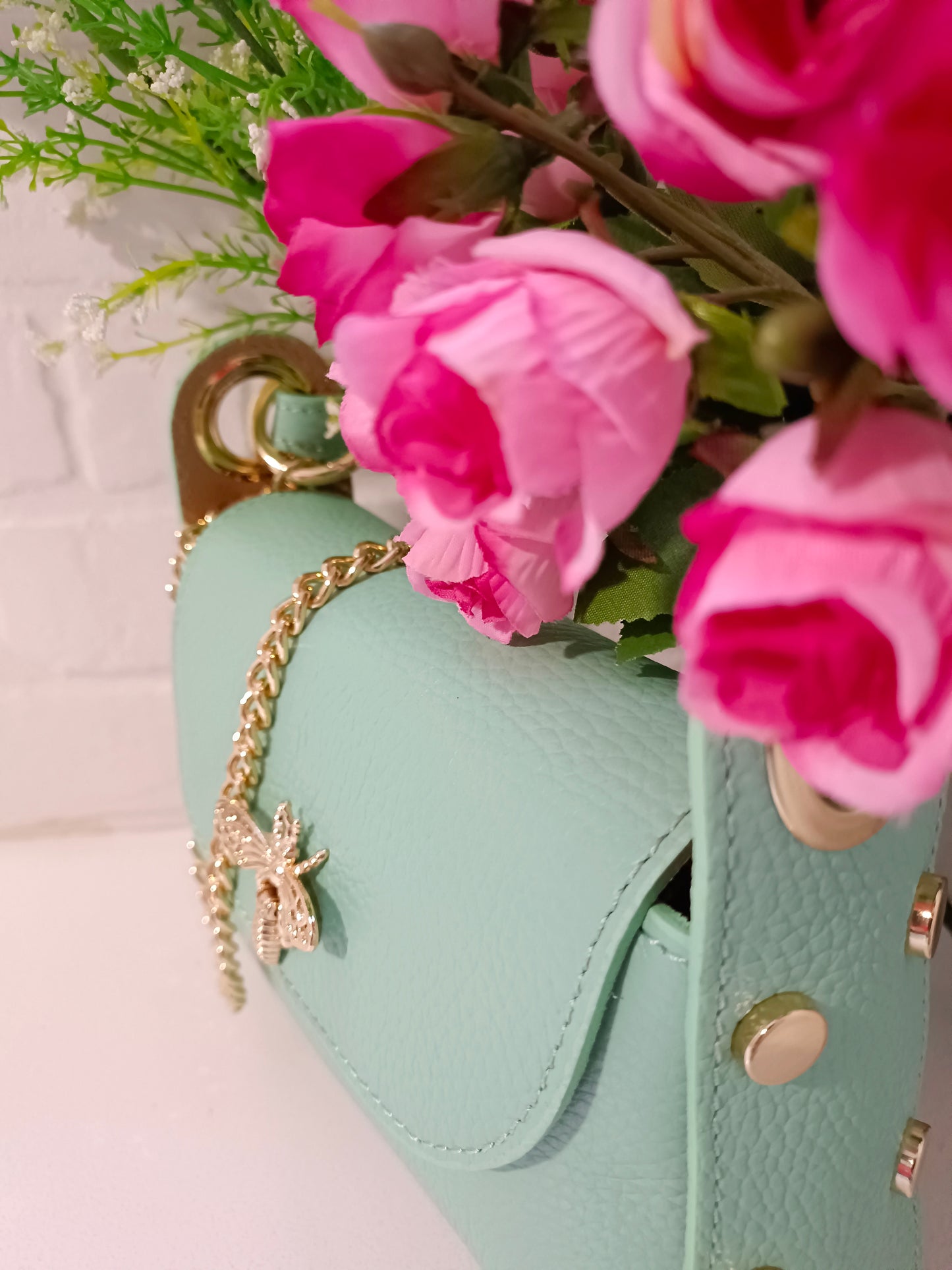 BOLSO ABEJA MENTA