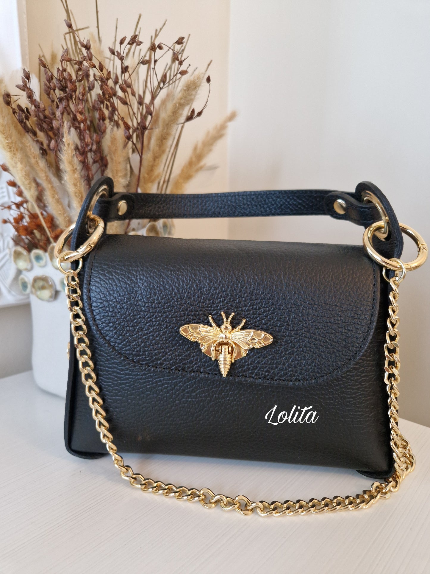 BOLSO ABEJA NEGRO