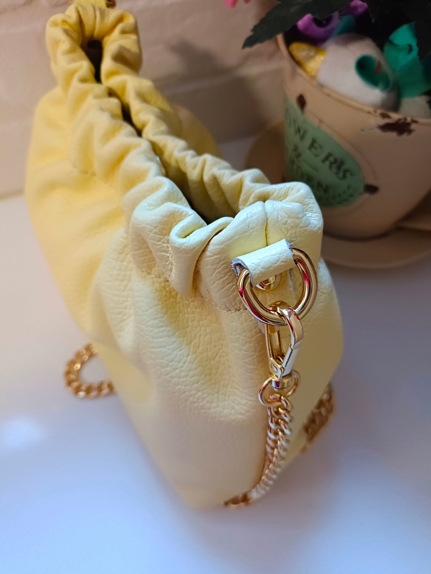 BOLSO PIEL RAGAZZA AMARILLO