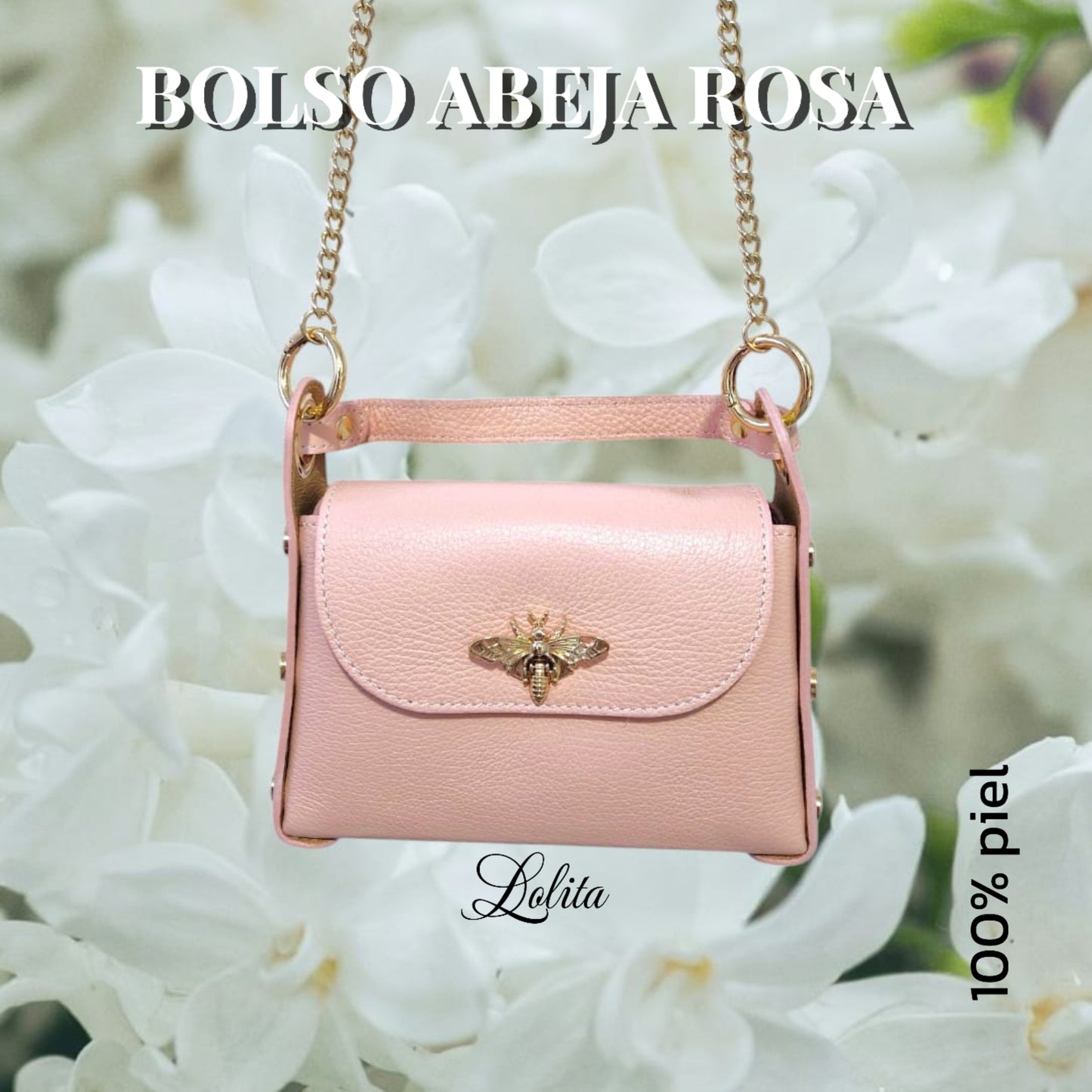 BOLSO ABEJA ROSA