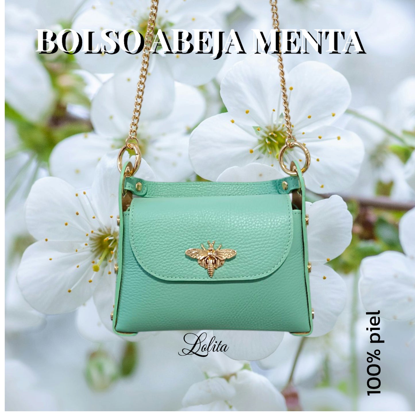 BOLSO ABEJA MENTA