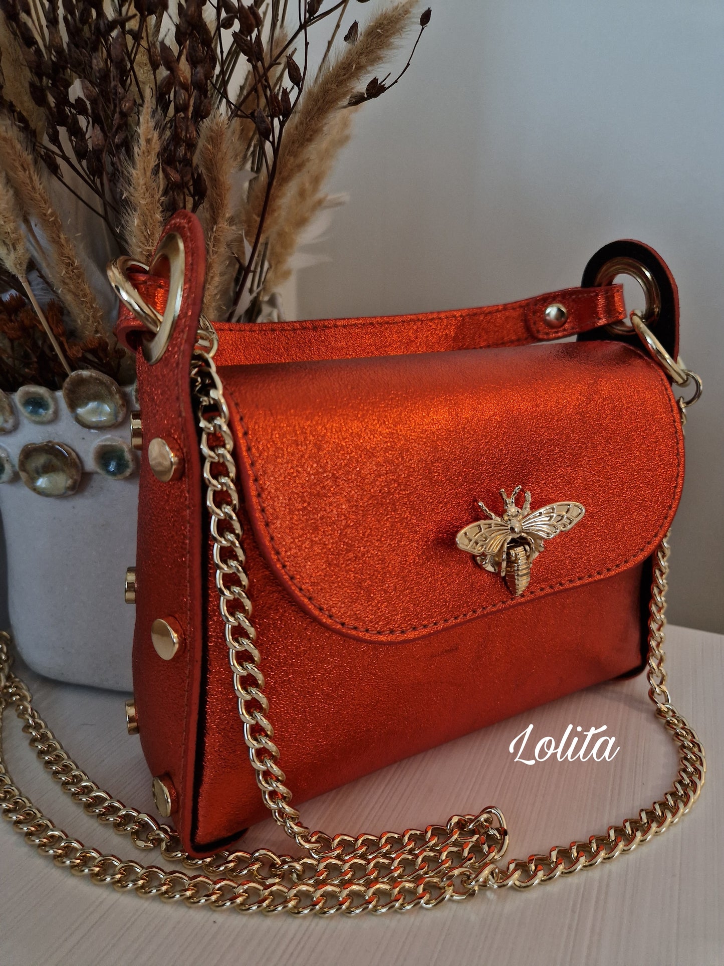 BOLSO ABEJA NARANJA