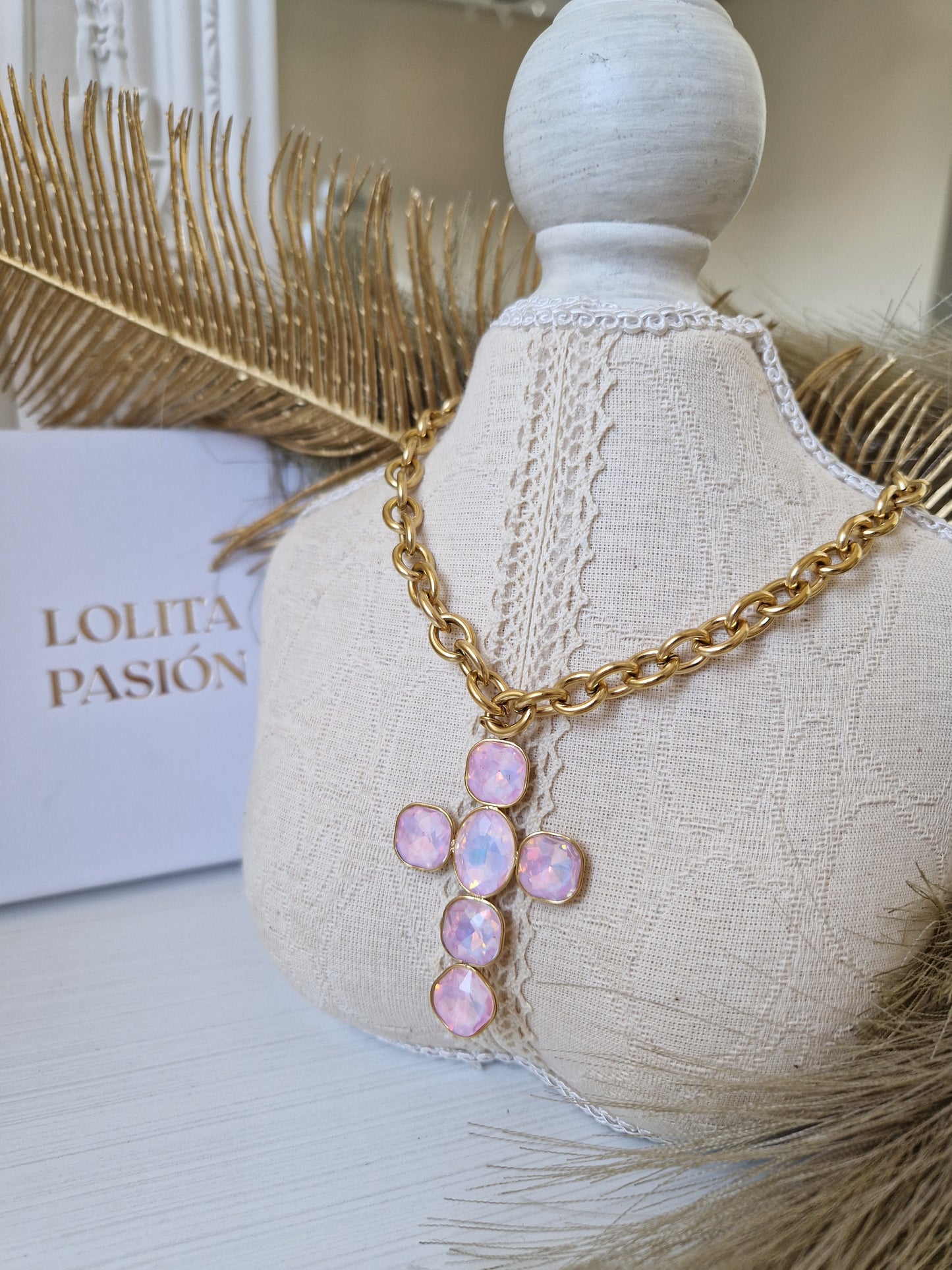 COLLAR CATRINA ROSA