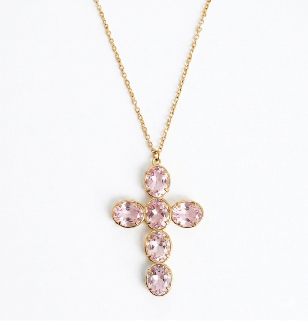 COLLAR CANDELA ROSA