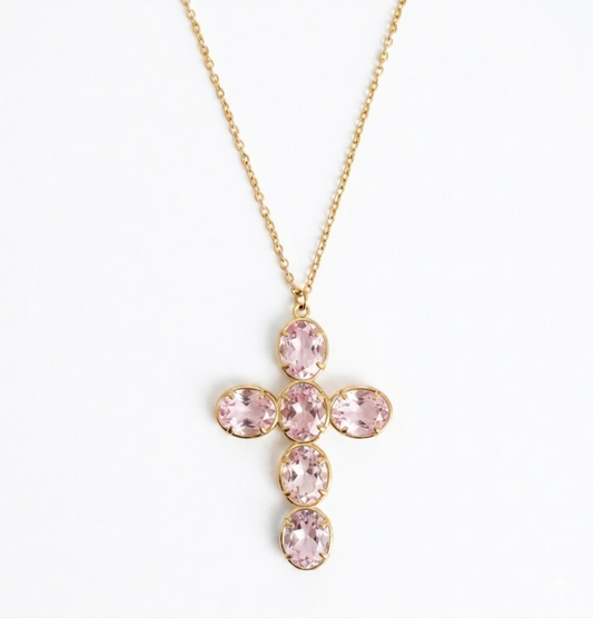 COLLAR CANDELA ROSA