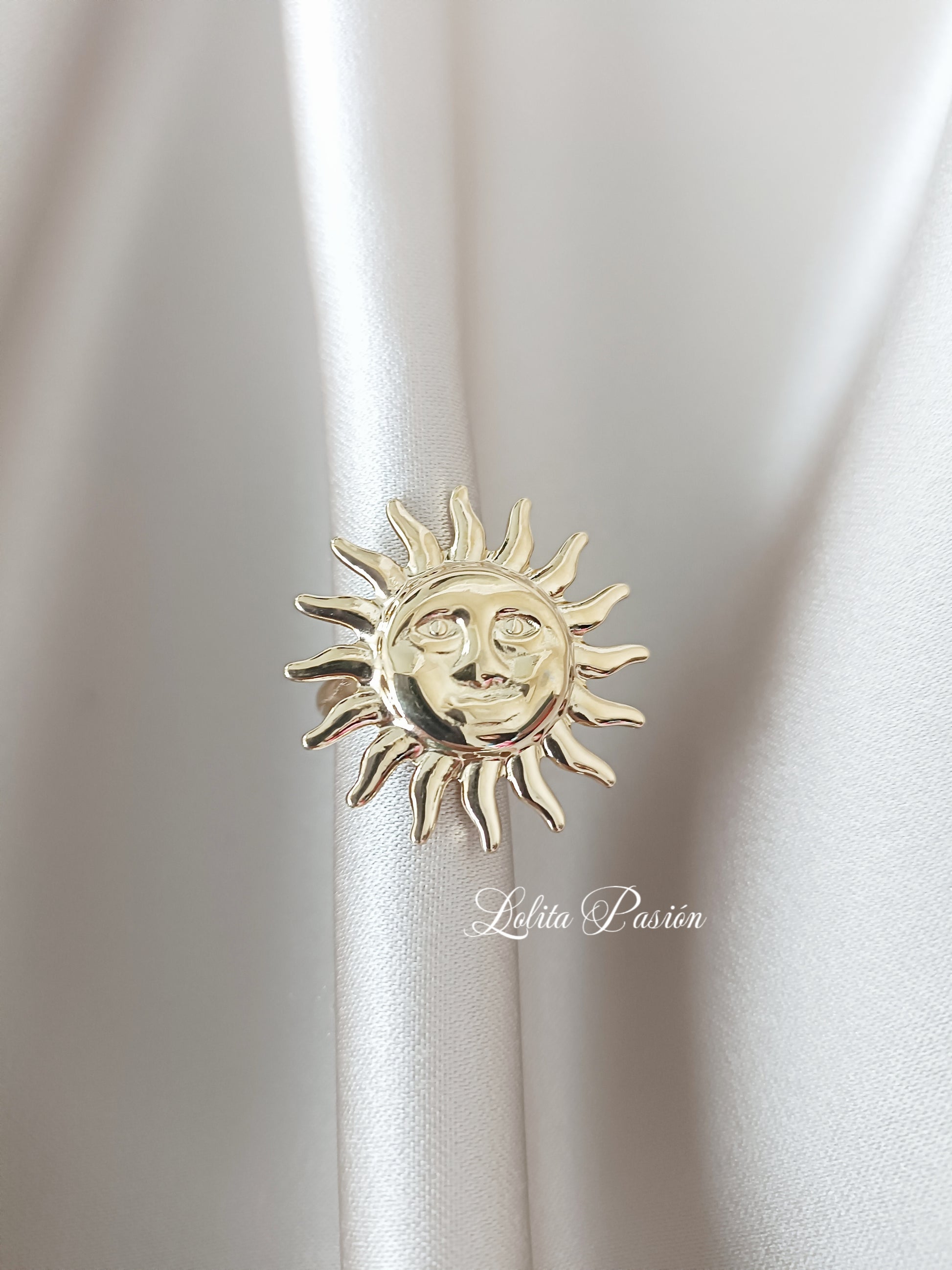 Anillo sol ajustable