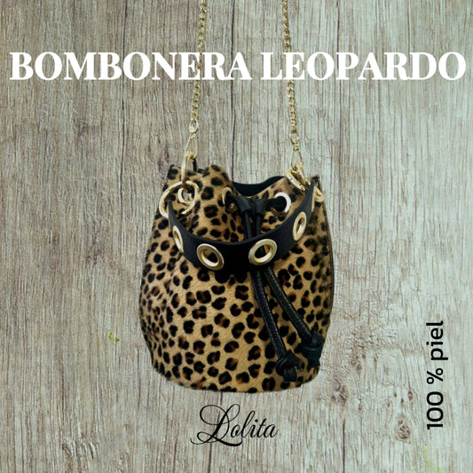 BOLSO BOMBONERA LEOPARDO