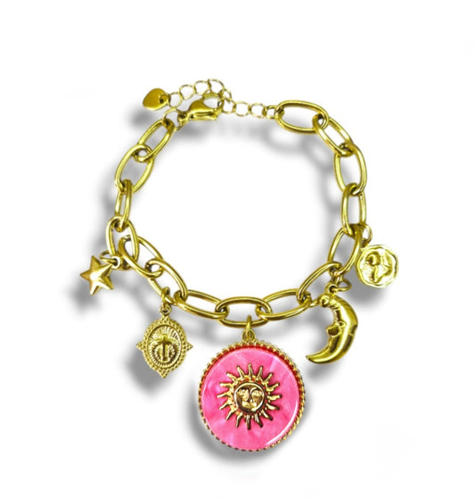 PULSERA ALEGRÍA FUCSIA