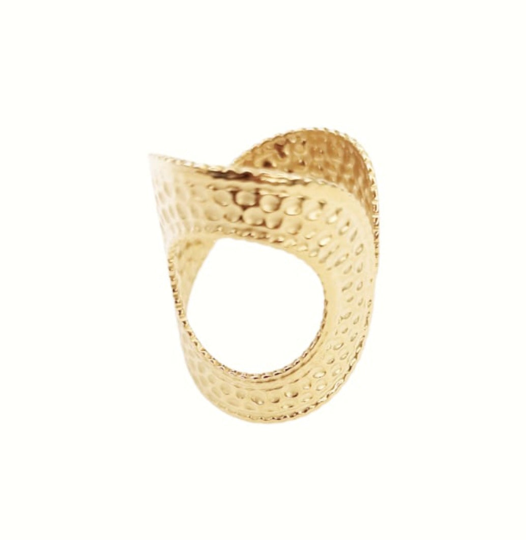 Anillo ajustable dorado