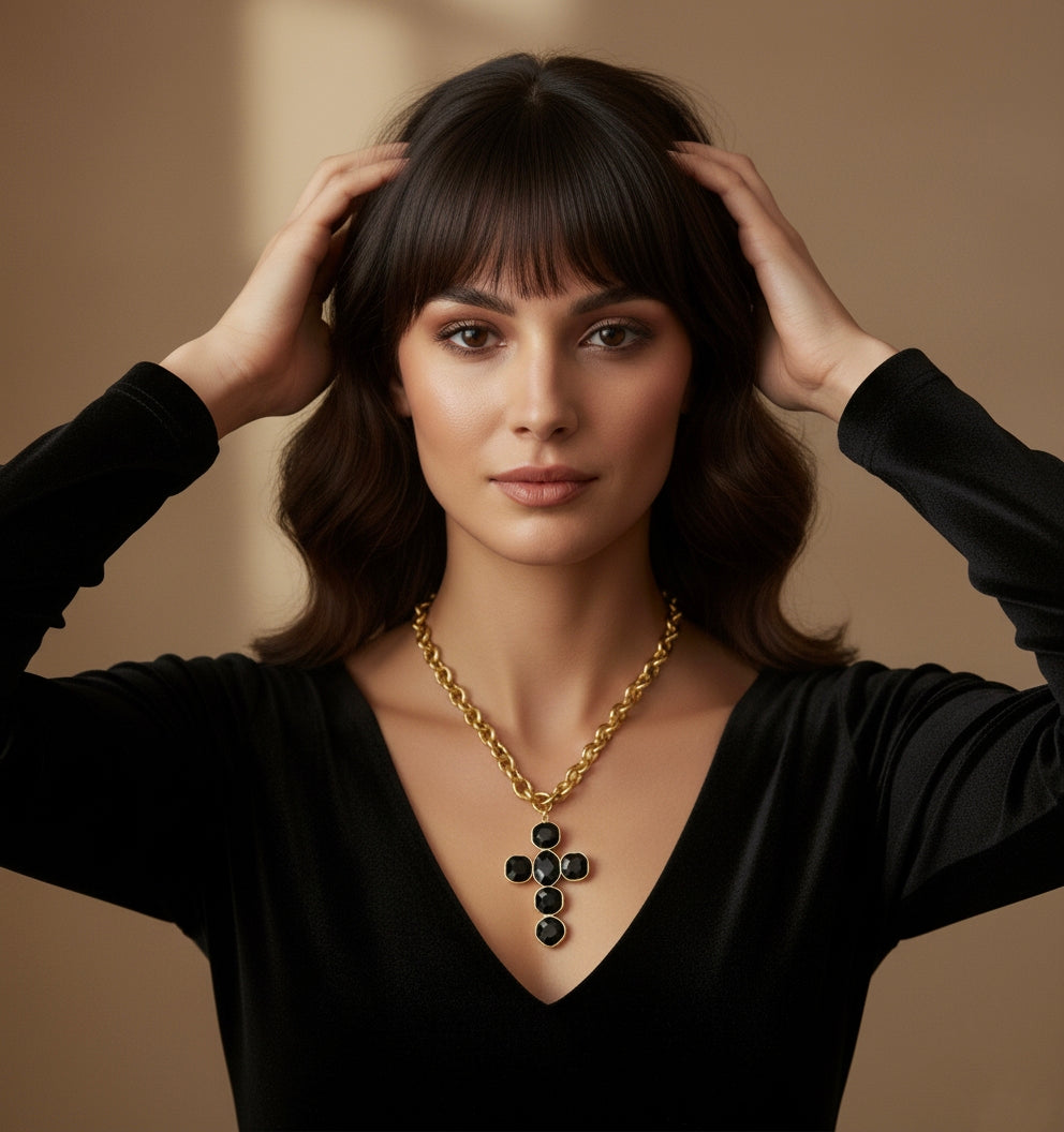 COLLAR CATRINA NEGRO
