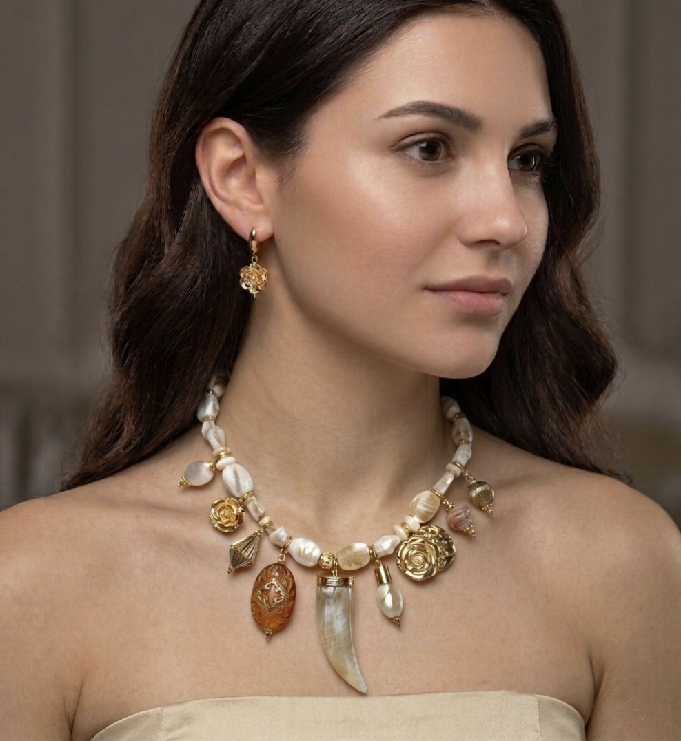COLLAR MARFIL