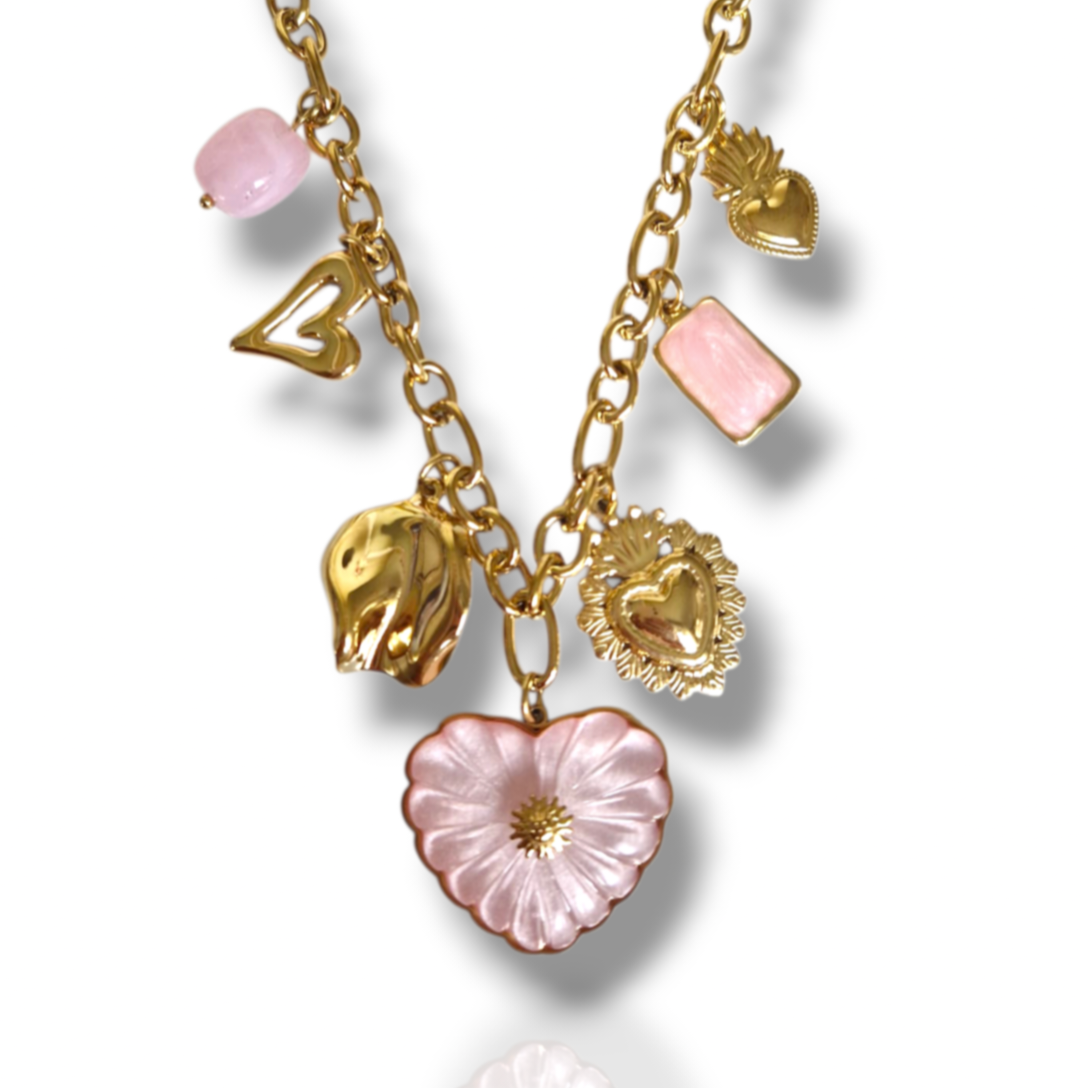 COLLAR LA VIE EN ROSE