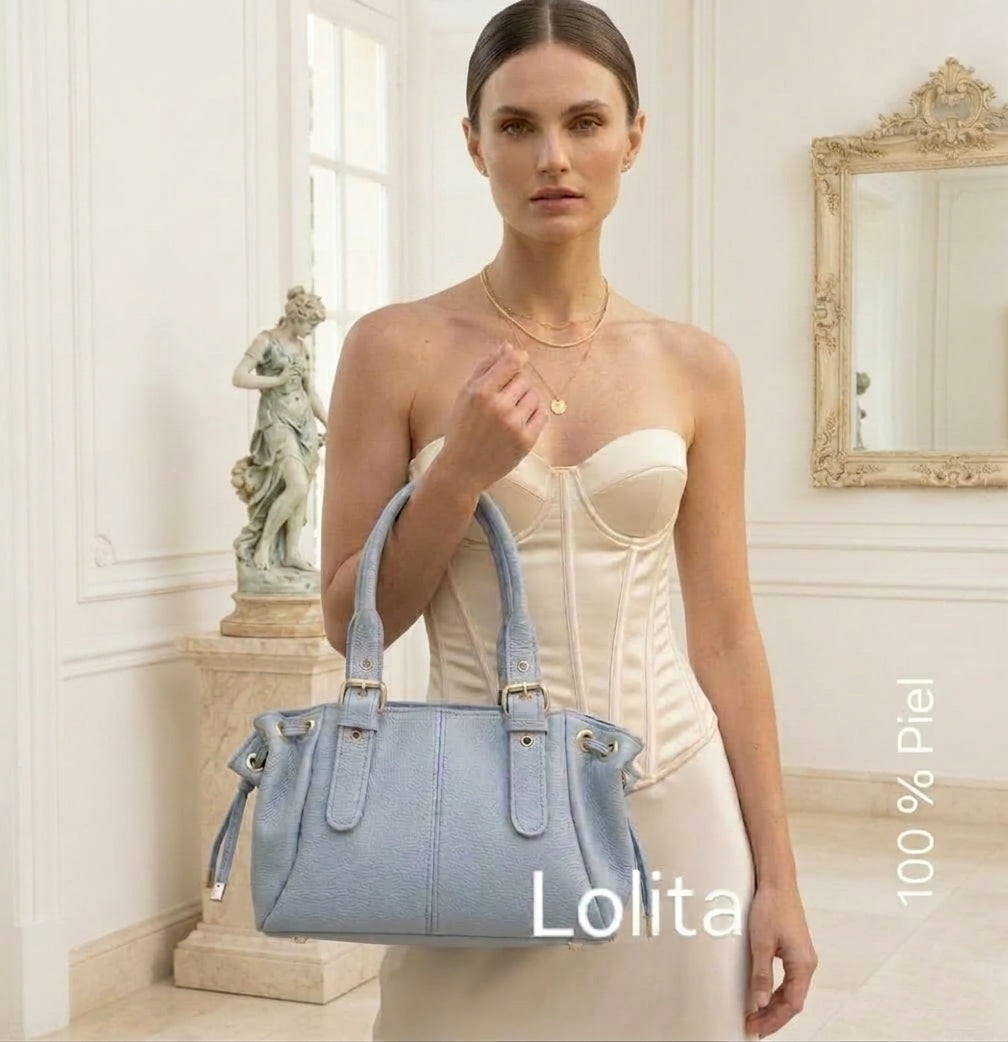 BOLSO DE MANO LOLITA BLUE