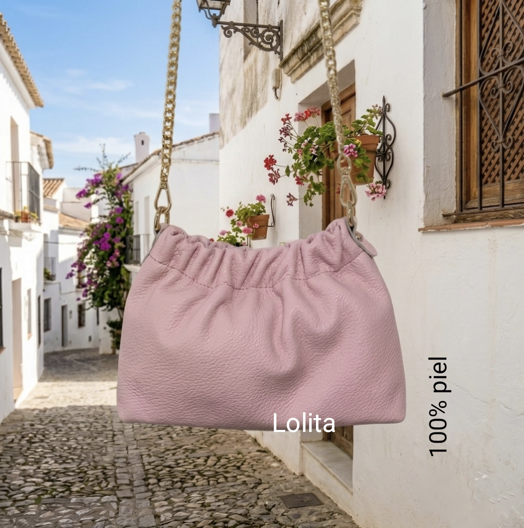 BOLSO PIEL RAGAZZA ROSA