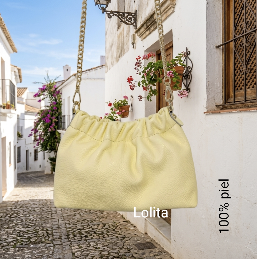 BOLSO PIEL RAGAZZA AMARILLO