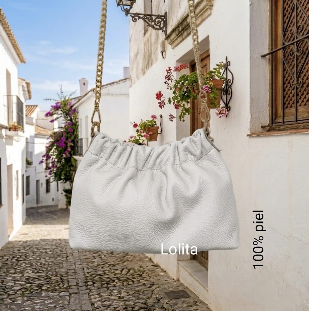 BOLSO PIEL RAGAZZA BLANCO
