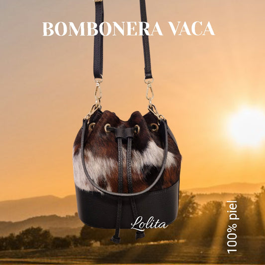 BOMBONERA PIEL VACA